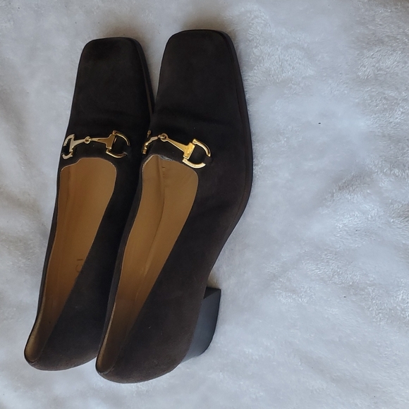 GUCCI SUEDE VINTAGE SHOES - Picture 2 of 15